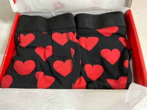 Ensemble cadeau de sous-vêtements en forme de cœur (50x)