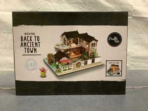 Miniaturbausatz Großes japanisches DIY-Modellbauset (13x)