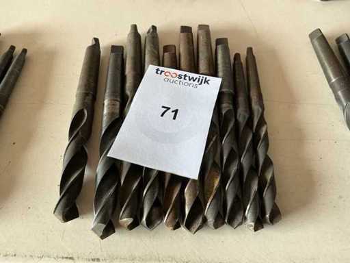 Lot Metal Drills HSS (10x)