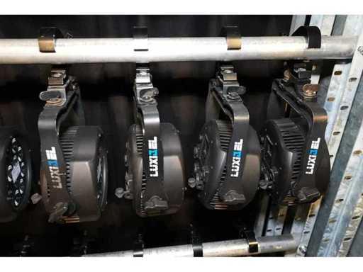 4x LUXIBEL LED PROJECTOR B PAR 180RGBW