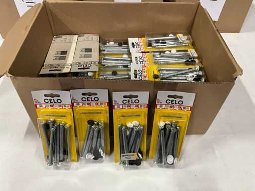 Celo MR 10-92 Tappi metallici per finestre 10 pezzi (50x)