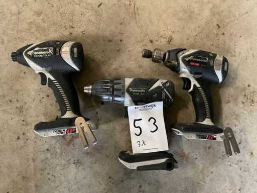Panasonic Cordless Drill (3x)