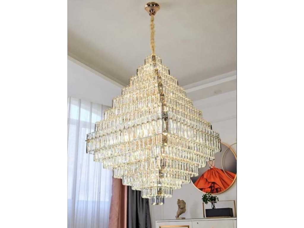 Crystal chandelier - 3 (gold) 