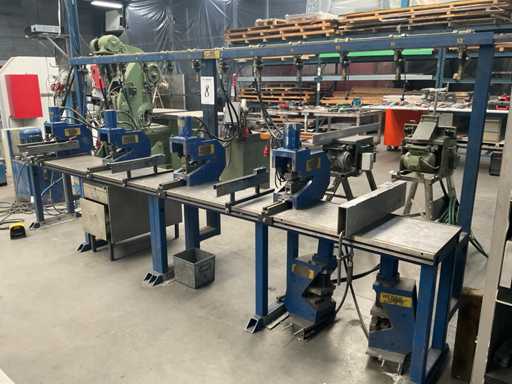 Einrichtung der Weber Stanzpresse