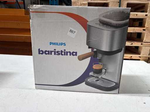 PHILIPS Baristina Plus - BAR500/00 - Semi-automatic espresso machine - metal.