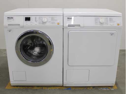 Machine à laver Miele W 3371 Edition 111 & Sèche-linge Miele T 8813 C Edition 111
