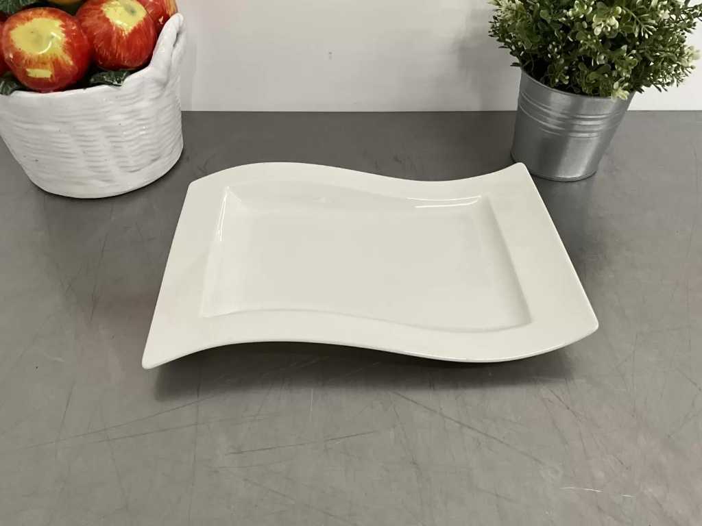 Villeroy & Boch - New Wave - Rectangular Dinner Plate (33x22 cm) (50x)