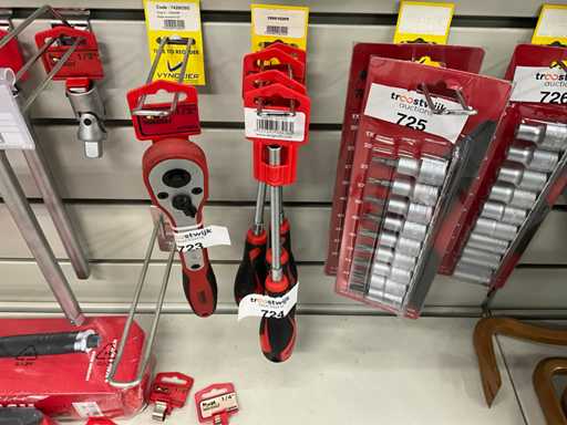 Cacciavite a clip per tubo da 7 mm (4x)