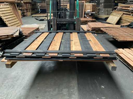 Woodvision Douglas Gartengitter 180x180 cm (2x) 