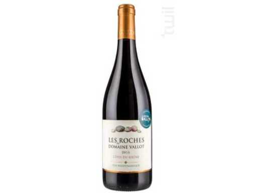Les Roches domaine Vallot 2016 - Côtes du Rhône - Rotweine (5x)