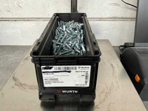 Würth 10.84 kg Zeskant tapbout M10x40 in stapelbare bak