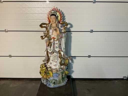 Asiatisches Keramikbild