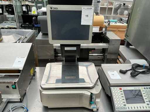 Digi SM-5500EV Plus Digitale Etikettenwaage