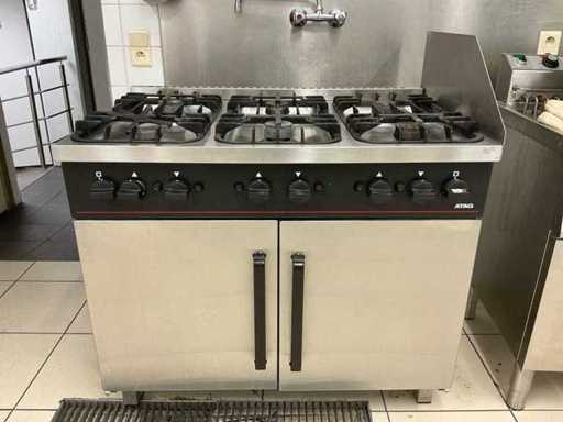 Cuisinière Atag PG02371B - Plaques à gaz