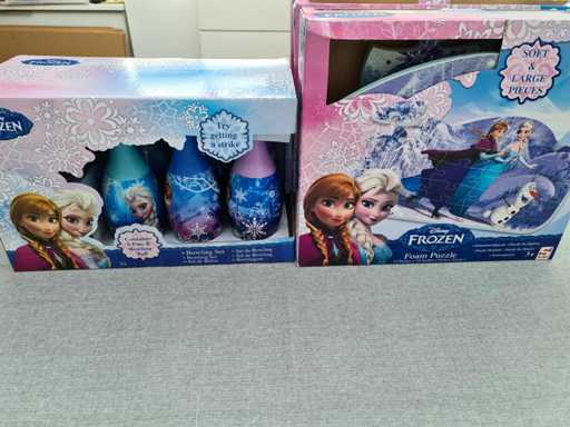 Disney - Puzzel en bowlingspel Frozen