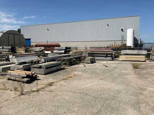 Batch of concrete fence posts