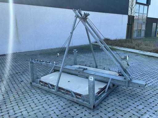 Perche télescopique galvanisée