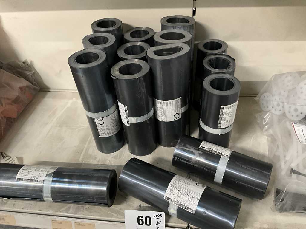 15 various rolls of lead