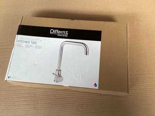Mixer Tap Differnz modèle haut, chrome mat (4x)