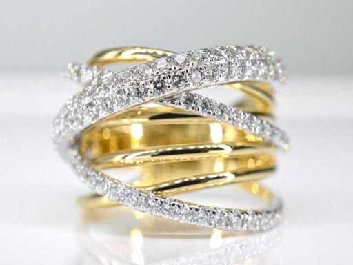 Gold jewellery and diamonds