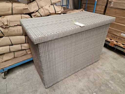 Prestige de jardin - Boîte à coussins en osier Denver Kobo Grey