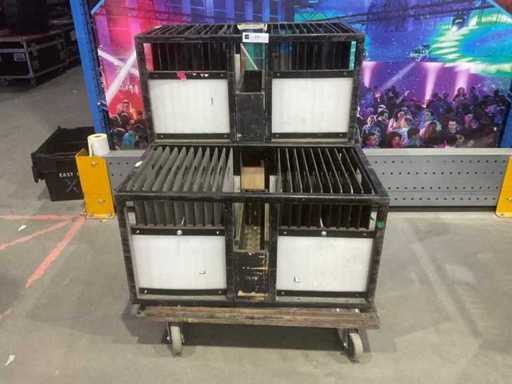 Vloerplaat (450x450) met trolley (60x)