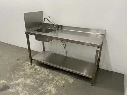 Electrolux - Stainless steel work table with sink