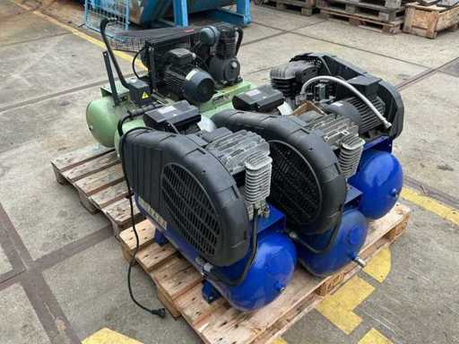Partij luchtcompressoren - Metabo Mega 450 - Creemers CSG 200/60K