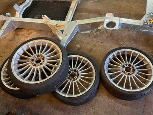 Set jante BBS de 17" 5x120 - set de anvelope Michelin 245/30 ZR 20