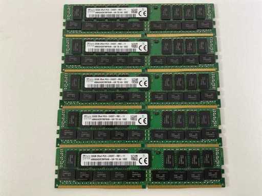 SkHynix (HMA84GR7MFR4N-UH) 32GB 2Rx4 PC4-2400T RAM (5x)