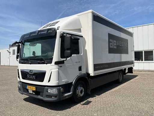2018 MAN TGL8.180 Camion scatofono con portellone posteriore