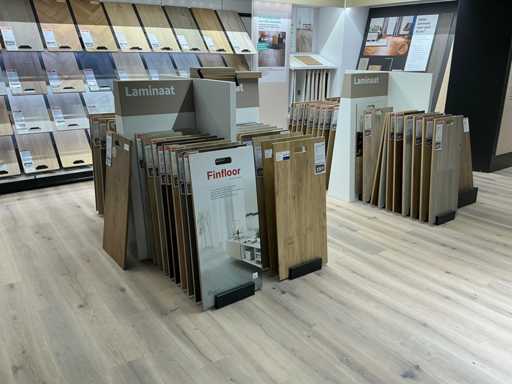 PVC, stratifié et parquet avec supports