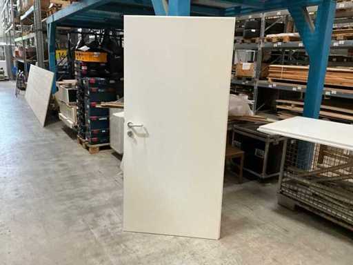 Gilnhammer de 5 hojas blancas con manilla de 100 cm de ancho x 200 cm de alto en buen estado 