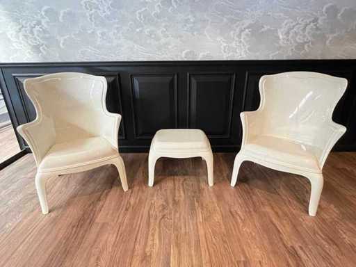 Pedrali Pasha - design lounge set - indoor/outdoor
