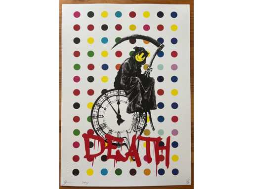 DEATH NYC: Banksy Grin Reaper