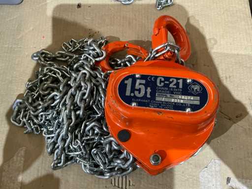 2019 Elephant C-21 Chain Hoist