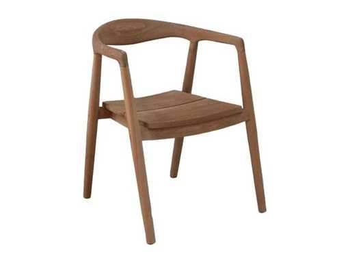 fonQ – Malia Essstuhl – Teak – Esszimmerstuhl (4x)