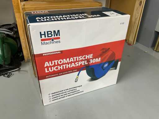 HBM 6168 Carrete de manguera de aire (3x)