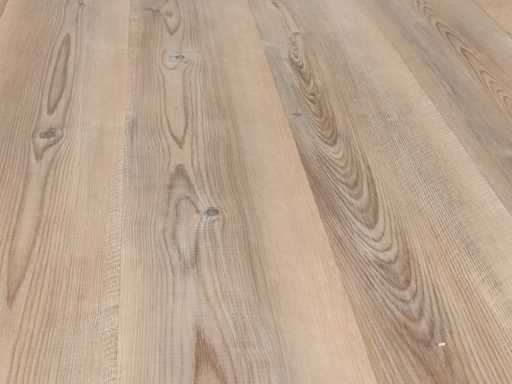 84 m2 PVC click plank op HDF - 1222 x 182 x 9 mm