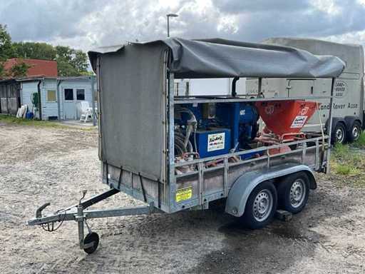 1997 PFT G4 PFT G4 pleistermachine met aanhangwagen en toebehoren