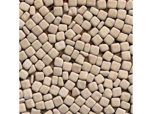 Megaron Scutulatum Botticino Matte 1.5x1.5 cm - Natural Stone Mosaic 11m²