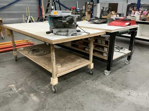 Tavolo da lavoro mobile (2x)