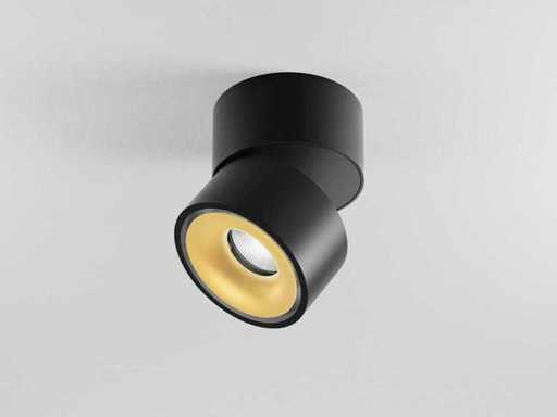 12 x Gio 1.0 kantelbare design spot zwart/goud