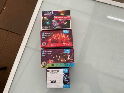 C.Star+ Aigostar. Innen- / Außenbereich, Weihnachts-LED-Beleuchtung. (4-fach)