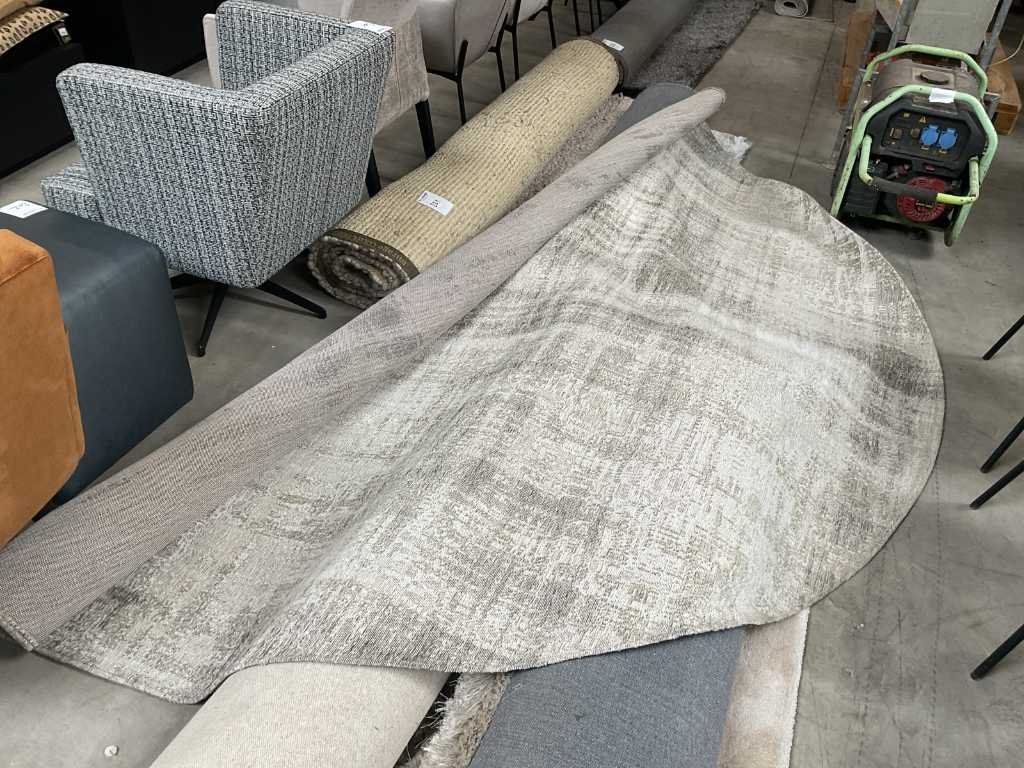 Okrągły dywan podłogowy