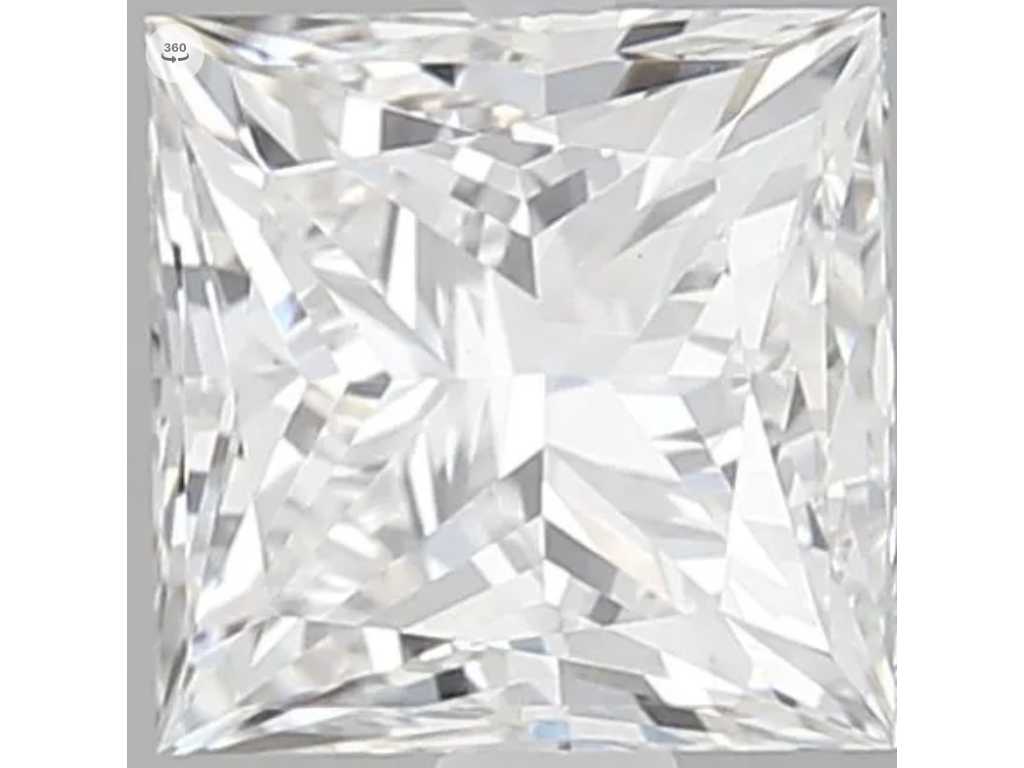 Diamant - circa 3.00 karaat diamant (gecertificeerd)
