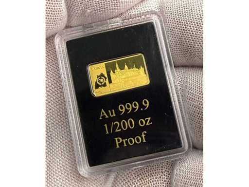 Ländle Schloss Vaduz Goldbarren 1/200 Unze Feingold 999,9 Proof | Sammlerbarren | Gratisversand EU-weit