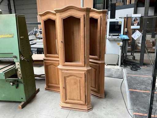 Armoires d’angle en bois (5x)