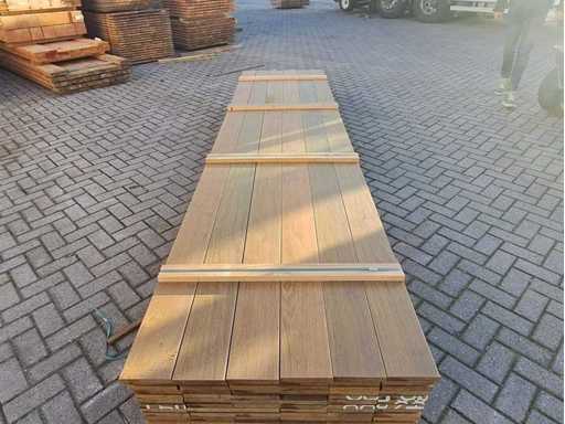 Gujana Ipé deski strugane 1550x145x21mm (124x)