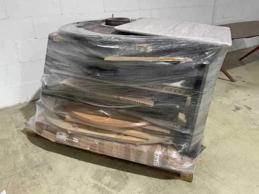 Mărfuri de returnare pe paleți